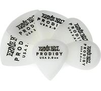 Ernie Ball P09343 Prodigy Multipack Plettri da 2,0 mm, bianco, confezione da 6