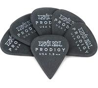 Ernie Ball, Prodigy Sharp, Plettri da 1,5 mm, colore nero, confezione da 6