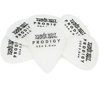 Ernie Ball, Prodigy Standard, Plettri da 2,0 mm, colore bianco, confezione da 6