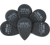 Ernie Ball Plettri Prodigy Teardrop 1,5 mm Nero, confezione da 6