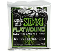 ERNIE BALL - 2816 - REGULAR SLINKY FLATWOUND 45-130 - Electric Bass Strings - Set of 5