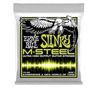 Ernie Ball 2921 M-Steel Regular Slinky 010/046 Muta Corde per Chitarra Elettrica