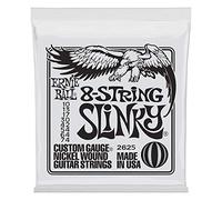 Ernie Ball, Slinky 8-String Nickel Wound, Corde per chitarra elettrica a 8 corde, diametro 10-74