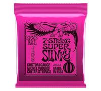 Ernie Ball, Super Slinky 7-String Nickel Wound, Corde per chitarra elettrica a 7 corde, diametro 9-52
