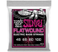 Ernie Ball Super Slinky Flatwound 2814 045-100 · Set di corde per basso elettrico