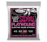 Ernie Ball, Super Slinky Flatwound, Corde per basso elettrico, diametro 45-100