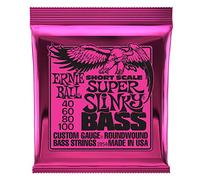 ERNIE BALL - 2854 - SHORT SCALE SUPER SLINKY BASS 40-100 - Electric Bass Strings - Set of 4