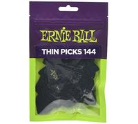 ernie Ball Thin Black plettri, confezione da 144