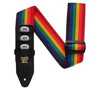Ernie Ball, Tracolla in polipropilene con portaplettri, arcobaleno