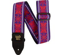 Ernie Ball, Tracolla jacquard Royal Flush Red