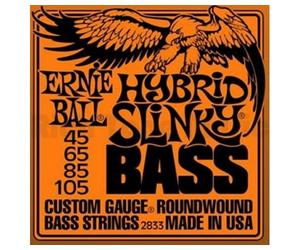 ERNIEBALL HIBRIDSLINKY BASS 2833 45-105 MUTA PER BASSO ELETTRICO