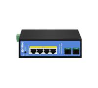Switch di rete Ernitec 4-port 1000Mbps Industrial - Managed PoE 2 x SFP Warranty: 60M [ELECTRA-IM04-1GB]