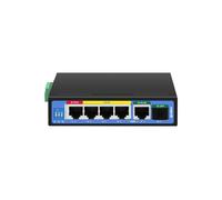 Ernitec ELECTRA-U06-1GB switch di rete (6-port 1000Mbps Intelligent - Industrial PoE Switch, 1* - 1000Mbps uplink RJ45 port+1 * NEW