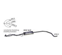 ERNST 012140 Marmitta centrale per OPEL Corsa D Hatchback (S07)