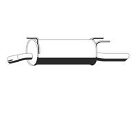 ERNST 024280 Marmitta per OPEL Omega B Sedan (V94) Omega B Caravan (V94)