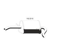 ERNST 112215 Marmitta per VW Lupo (6X1, 6E1) per SEAT AROSA (6H)