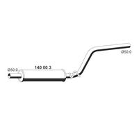ERNST 140003 Marmitta centrale per VW Caddy III Kastenwagen (2KA, 2KH, 2CA, 2CH)