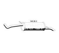 ERNST 140263 Marmitta per SKODA ROOMSTER (5J) ROOMSTER Praktik (5J)