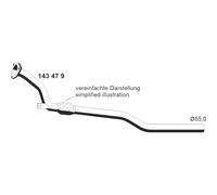 ERNST 143479 Tubo gas scarico per VW PASSAT (3B3) PASSAT Variant (3B6) Anteriore