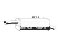 ERNST 313193 Marmitta per FORD Fiesta Mk5 Schrägheck (JH1, JD1, JH3, JD3)