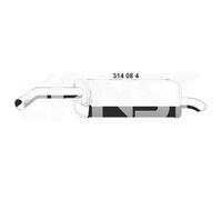 ERNST 314084 Marmitta per FORD Fiesta Mk6 Schrägheck (JA8, JR8)