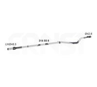 ERNST 314558 Tubo gas scarico per FORD KA (RU8) per FIAT 500 (312) 500 C (312)