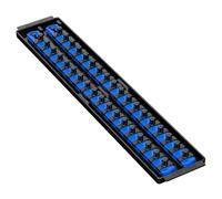 Ernst 8456 3/8" Socket Boss® Storage Organizer 2-Rail Twist Lock 18" Blue