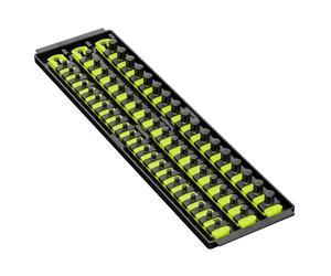 Ernst 8460HV Socket Boss Storage Organizer Rail® 3-Rail Twist Lock 18" HIVIZ
