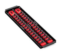 Ernst 8492 1/4" Socket Boss Storage Organizer Rail 2-Rail Twist Lock 13" Rosso