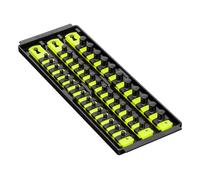 Ernst 8498HV Socket Boss Storage Organizer Rail 3-Rail Twist Lock 13" Hi-Viz