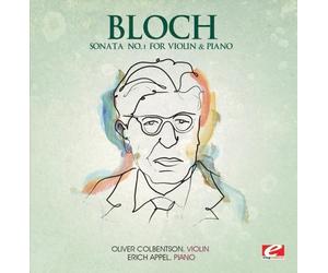 Ernst Bloch SONATA NO. 1 FOR VIOLIN AND PIANO (CD)