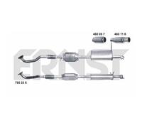 Ernst Catalizzatore Euro 3 Per Hyundai Santa Fé I Sm 2.4 16V 2.0 755238