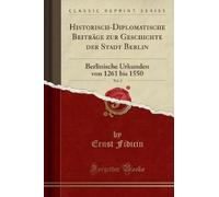 Ernst Fidicin Historisch-Diplomatische Beiträge Zur Geschichte Der S (Tascabile)