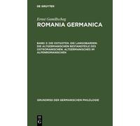 Ernst Gamillsch Die Ostgoten. Die Langobarden. Die altgermani (Copertina rigida)