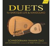 Ernst Gottlieb Ba Schneiderman-Yamaya Duo: Duets for Baroque Lute & Mandol (CD)