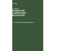 Ernst Haeckel Allgemeine Stammes-Geschichte (Copertina rigida)