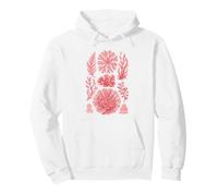 Ernst Haeckel ha Ispirato la biologia Marina delle alghe Rosse Felpa con Cappuccio