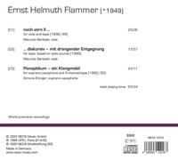 Ernst Helmuth Flammer Flammer: Electroacoustic Works (CD) Album
