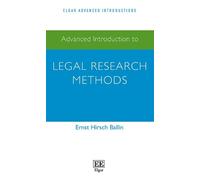 Ernst Hirsch Ballin Advanced Introduction to Legal Research Methods (Tascabile)