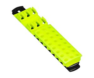 Ernst Manufacturing 30 utensili magnetici per punte Buddy, 1/4" Hex Bit Holder - nero/Hi-Viz