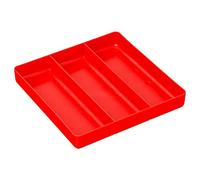 Ernst Manufacturing 5020-red 26,7 cm da 26,7 cm organizer Tray, 3-compartments, 5020-Red