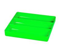 Ernst Manufacturing 5024 - Vassoio organizer per casa e garage, 3 scomparti, colore: Verde
