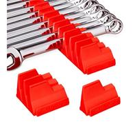 Ernst Manufacturing 5402 Wrench Pro - Cassetta degli attrezzi modulare per 20 chiavi, colore: Rosso