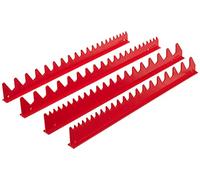 Ernst Manufacturing 6014-red 40-tool Space Saver wrench rail kit, 6014-Red