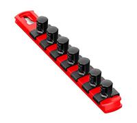 Ernst Manufacturing 8412-red-1/2 20,3 cm socket organizer e 7 - 1/5,1 cm Twist lock clips, 8412-Red-1/2