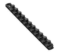 Ernst Manufacturing 8416-red-1/2 33 cm socket organizer and 11 - 1/5,1 cm Twist lock clips, 8425-Black-1/2