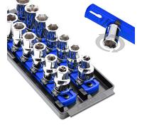Ernst Manufacturing Bussola da 20,3 cm, vassoio a 2 binari, blu - attacco da 1/2"