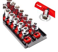 Ernst Manufacturing Bussola da 20,3 cm, vassoio a 2 binari, rosso, attacco da 1/2"