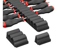 Ernst Manufacturing Cacciavite Pro - Organizer modulare per 13 utensili con base antiscivolo, nero - Made in USA