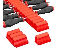 Ernst Manufacturing Cacciavite Pro - Organizer modulare per 13 utensili con base antiscivolo, rosso - Made in USA